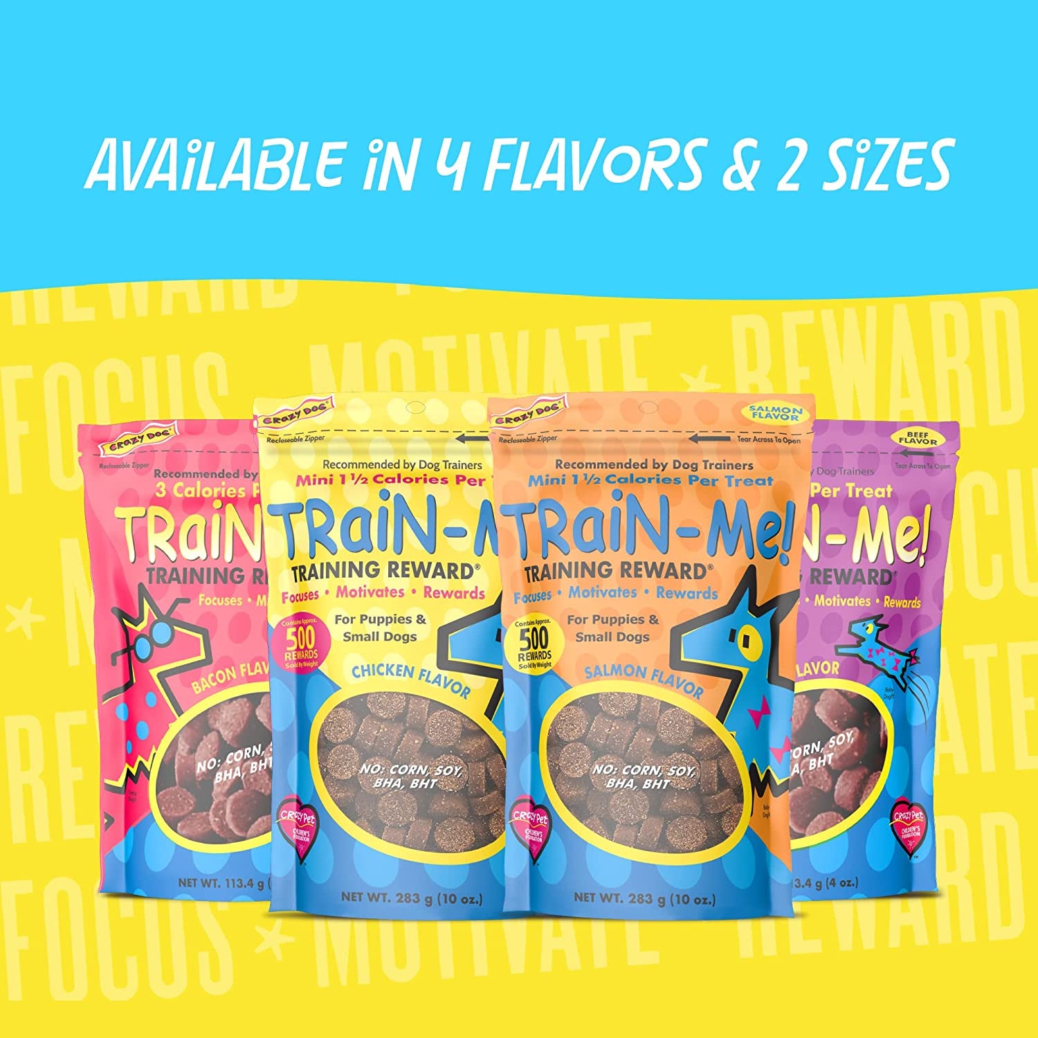 Train-Me! Training Reward Dog Treats 16 Oz., Bacon Regular