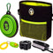 Dog Treat Pouch - Premium Training Treat Bag with Clicker and Collapsible Bowl for Dogs, Adjustable Waist and Shoulder Reflective Straps and Belt Clip, Ideal for Pet Obedience and Agility Training