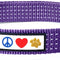 Reflective Dog Collar Adjustable Dog Collars for Medium Dogs Puppy Collar Medium Dog Collar Purple Dog Collar