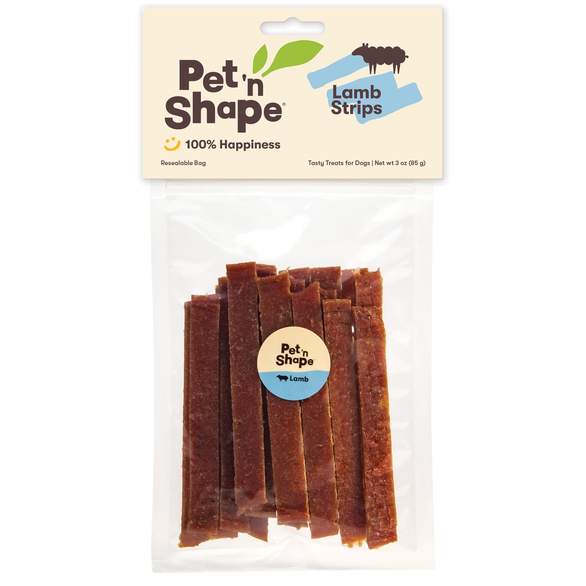 Lamb Jerky Dog Treats - 3 Ounce