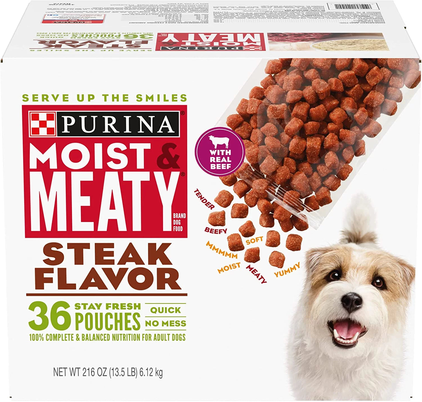 Steak Flavor Adult Dry Dog Food