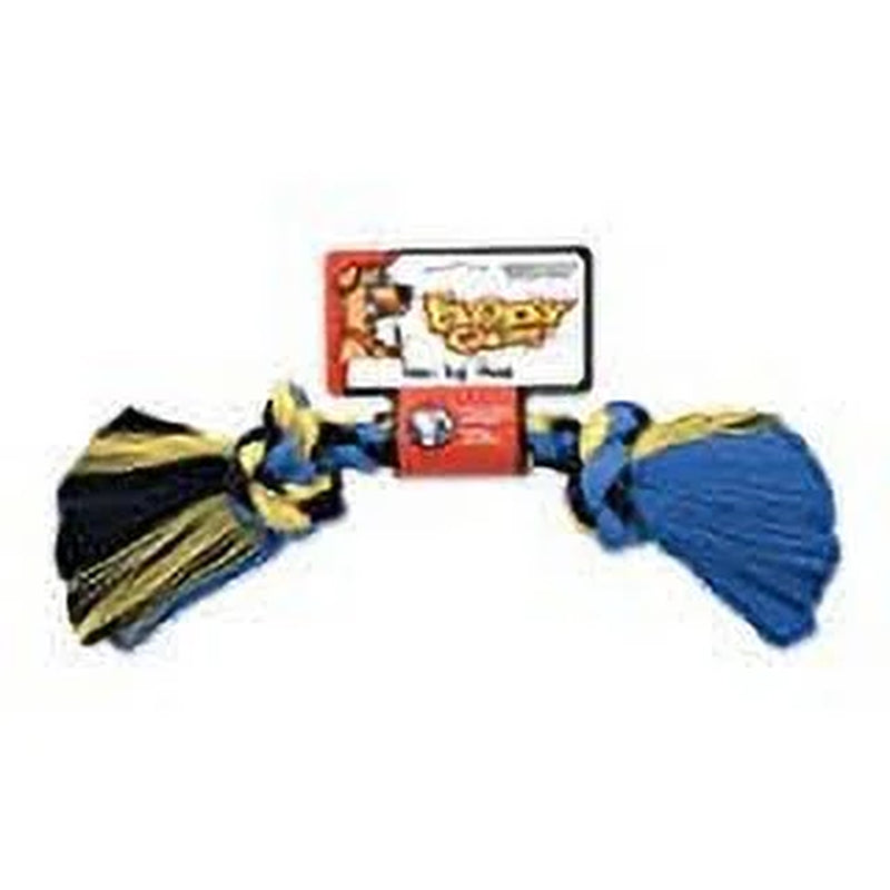 Mammoth® Flossy Chews® 2 Knot Bones Color Rope Dog Toy Assorted