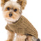 Camel Aran Dog Sweater Size #12 Medium